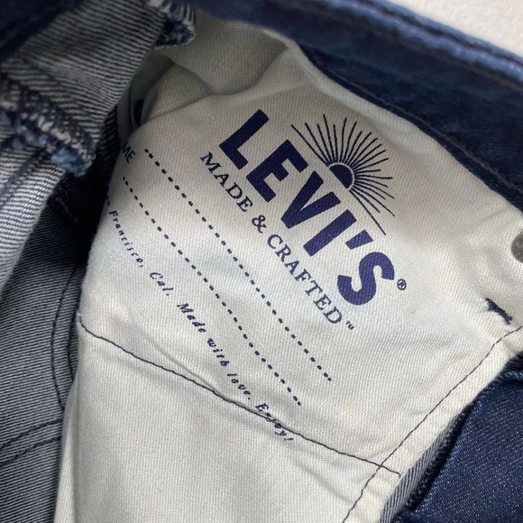 Levis Made & Crafted 721 Womens Blue High Rise Denim Skinny Jeans 27 - Picture 8 of 12